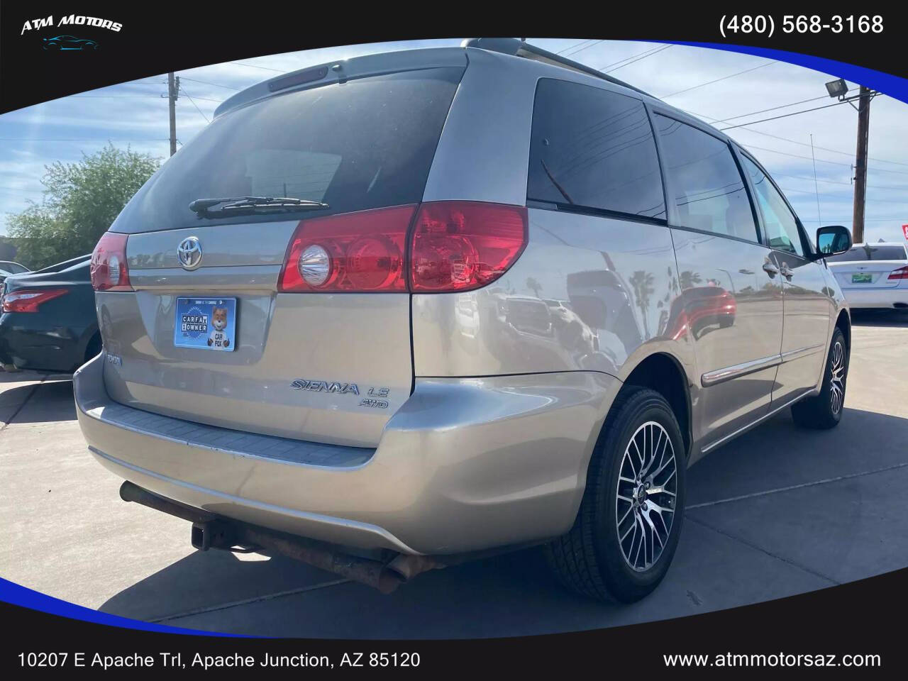 2006 Toyota Sienna for sale at ATM MOTORS in Apache Junction, AZ