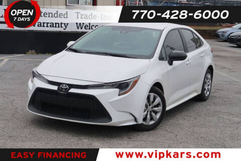 2021 Toyota Corolla for sale at VIP Kars/Smart Auto Finance in Marietta GA