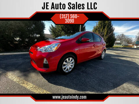 2014 Toyota Prius c for sale at JE Auto Sales LLC in Indianapolis IN