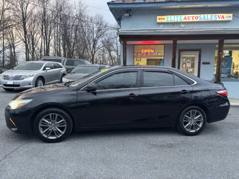 2016 Toyota Camry for sale at Elite Auto Sales Inc in Front Royal VA