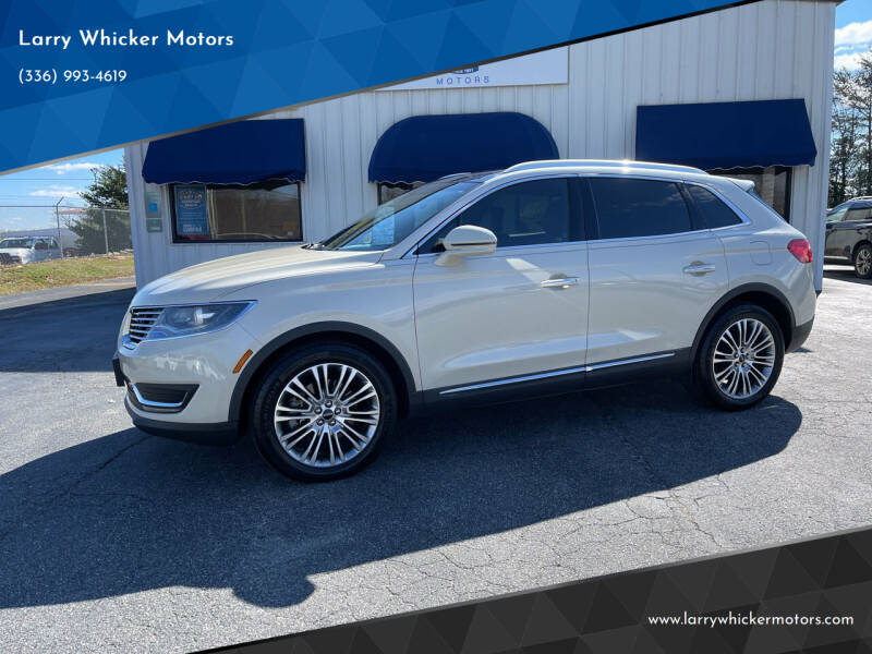 2018 Lincoln MKX for sale at Larry Whicker Motors in Kernersville NC