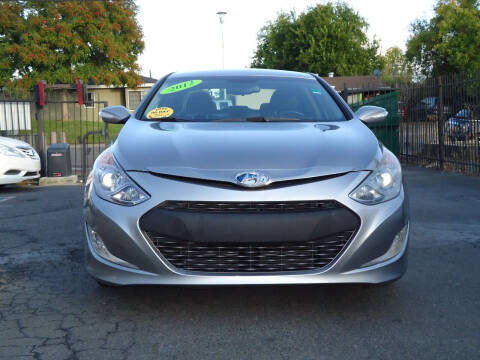 2012 Hyundai Sonata Hybrid for sale at Moon Auto Sales in Sacramento CA
