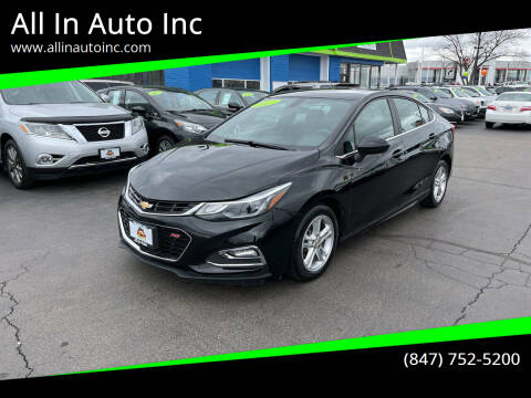 2017 Chevrolet Cruze for sale at All In Auto Inc in Palatine IL