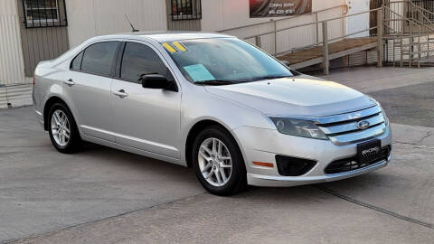 2011 Ford Fusion for sale at BENCOMO MOTORS in El Paso TX