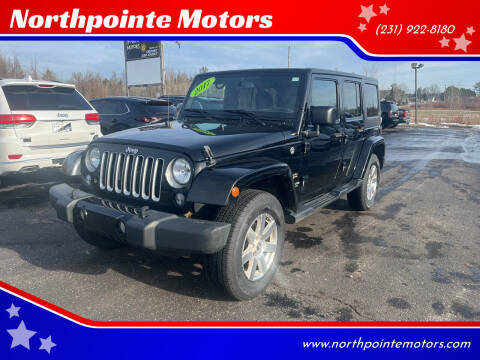 2017 Jeep Wrangler Unlimited for sale at Northpointe Motors in Kalkaska MI