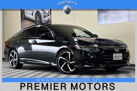 2021 Honda Accord for sale at Premier Motors in Hayward CA