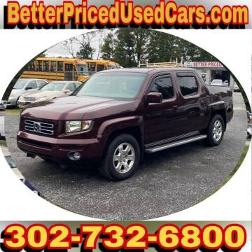 2008 Honda Ridgeline for sale at Better Priced Used Cars in Frankford DE