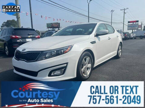 2015 Kia Optima for sale at Courtesy Auto Sales in Chesapeake VA