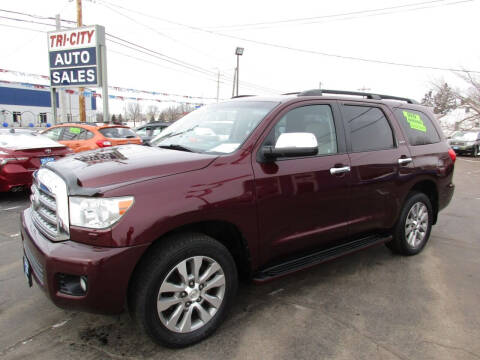 2011 Toyota Sequoia for sale at TRI CITY AUTO SALES LLC in Menasha WI