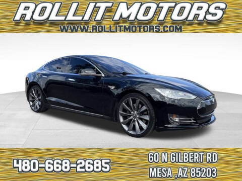 2014 Tesla Model S for sale at Rollit Motors in Mesa AZ