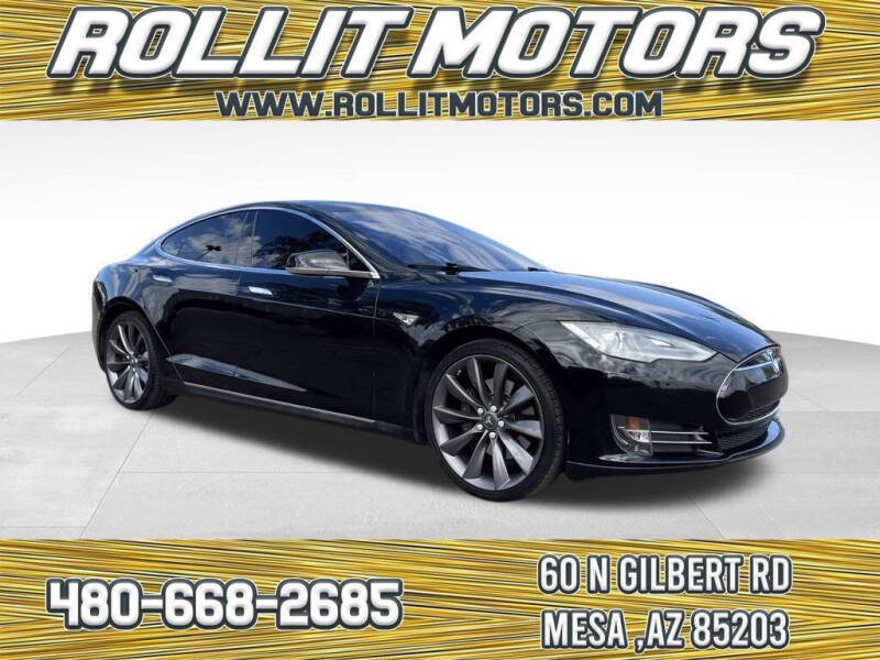 2014 Tesla Model S for sale at Rollit Motors in Mesa AZ