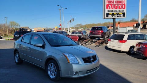 2008 Nissan Sentra for sale at FIRST CHOICE AUTO Inc in Middletown OH