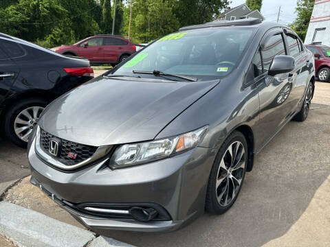 2013 Honda Civic for sale at Motley's Auto World in Danville VA