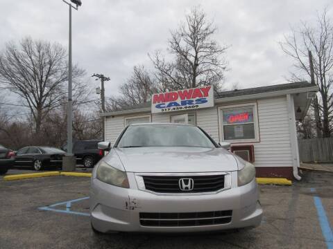 2008 Honda Accord for sale at Midway Cars LLC in Indianapolis IN