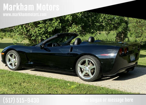 2006 Chevrolet Corvette for sale at Markham Motors in Perry MI