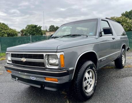 1991 Chevrolet S-10 Blazer for sale at ONE NATION AUTO SALE LLC in Fredericksburg VA