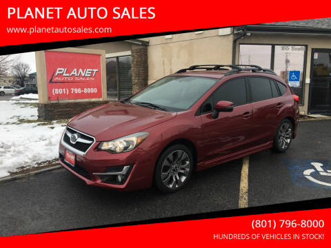 2016 Subaru Impreza for sale at PLANET AUTO SALES in Lindon UT