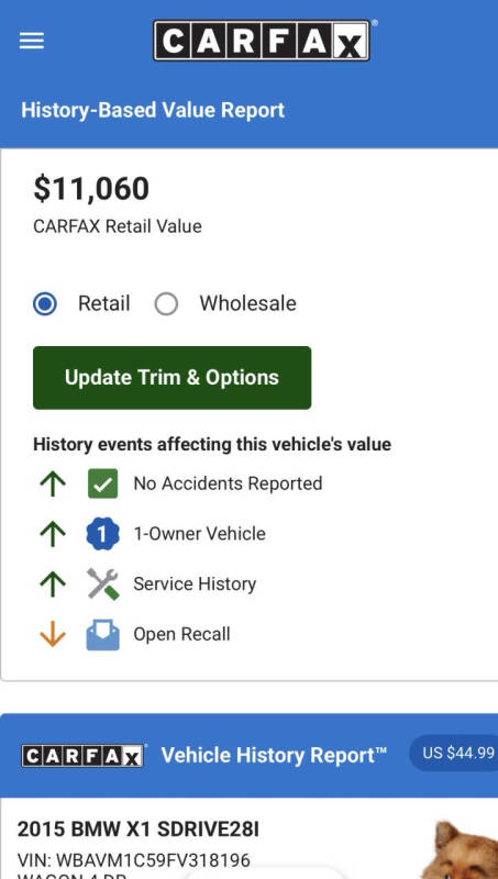 2015 BMW X1 sDrive28i