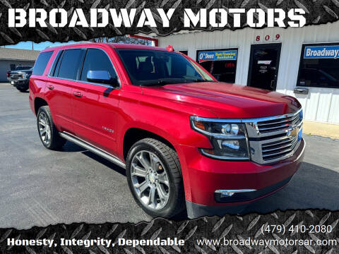 2015 Chevrolet Tahoe for sale at BROADWAY MOTORS in Van Buren AR