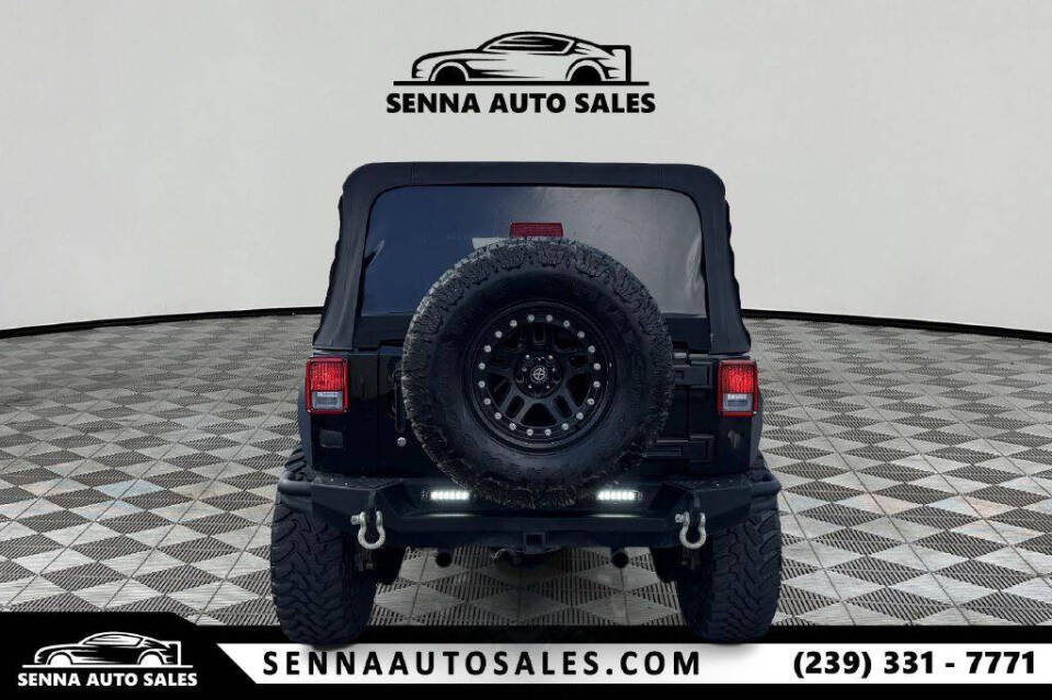 2015 Jeep Wrangler Unlimited for sale at SENNA AUTO SALES in Naples, FL