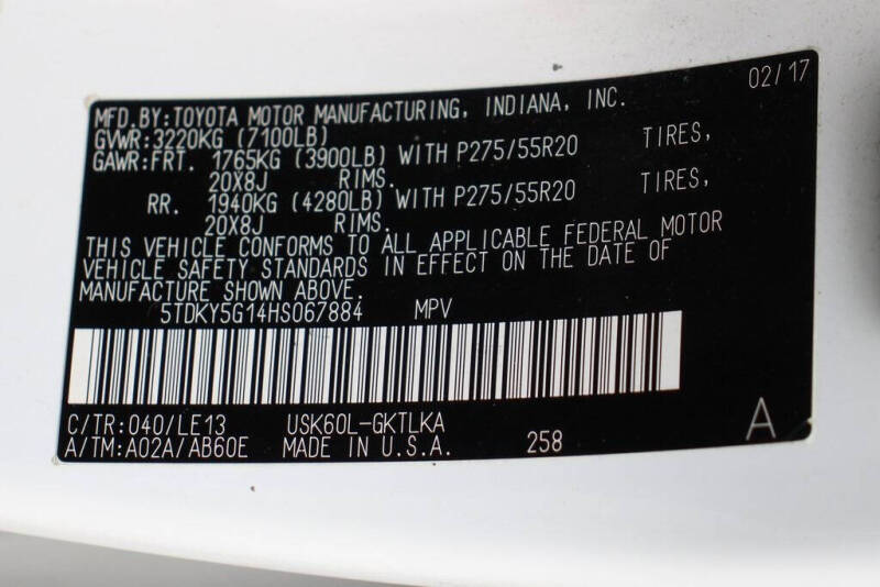 2017 Toyota Sequoia Limited