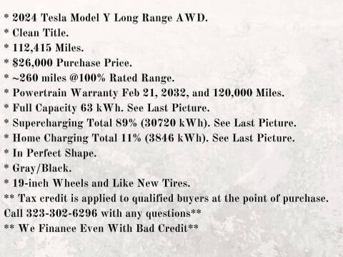 2024 Tesla Model Y Long Range