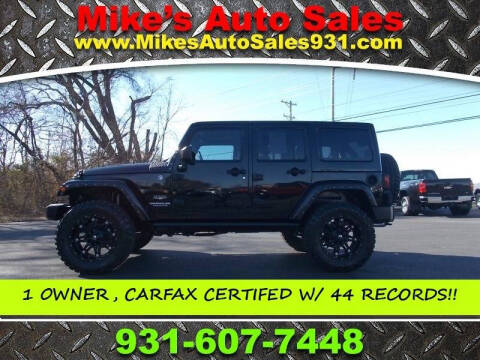 2015 Jeep Wrangler Unlimited for sale at Mike's Auto Sales in Shelbyville TN