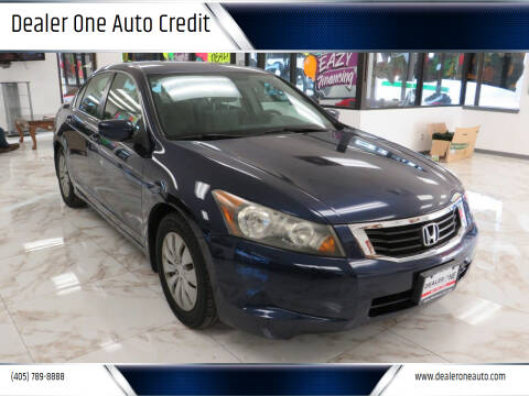 2008 Honda Accord for sale at Dealer One Auto Credit in Oklahoma City OK