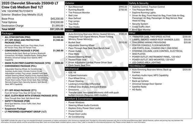2020 Chevrolet Silverado 2500HD