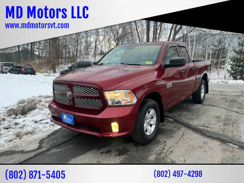 2015 RAM 1500 for sale at MD Motors LLC in Williston VT
