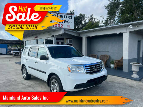 2015 Honda Pilot for sale at Mainland Auto Sales Inc in Daytona Beach FL