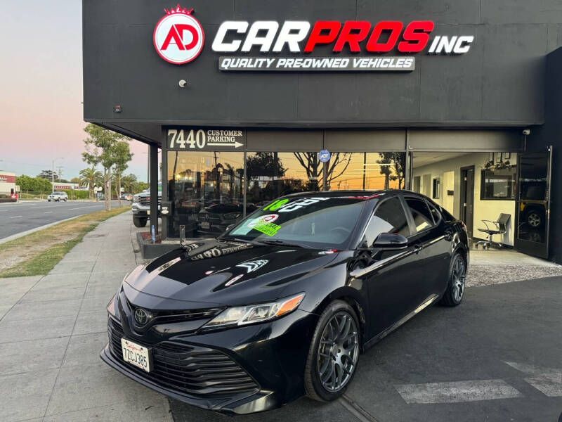 2018 Toyota Camry for sale at AD CarPros, Inc. in Downey CA