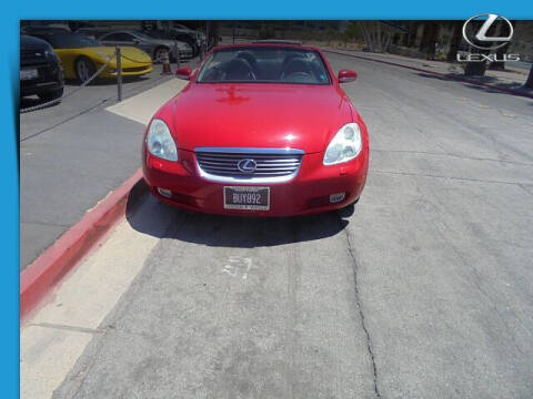 2002 Lexus SC 430 for sale at One Eleven Vintage Cars in Palm Springs CA