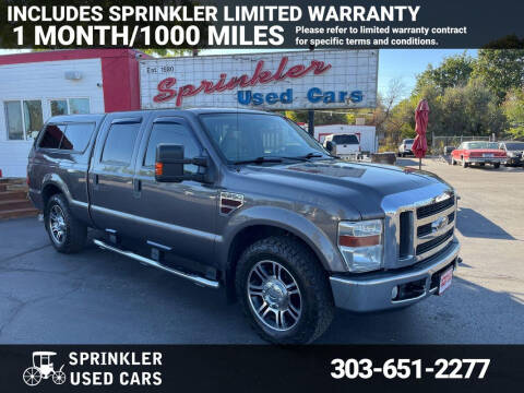 2008 Ford F-250 Super Duty for sale at Sprinkler Used Cars in Longmont CO