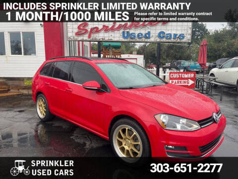 2017 Volkswagen Golf SportWagen for sale at Sprinkler Used Cars in Longmont CO