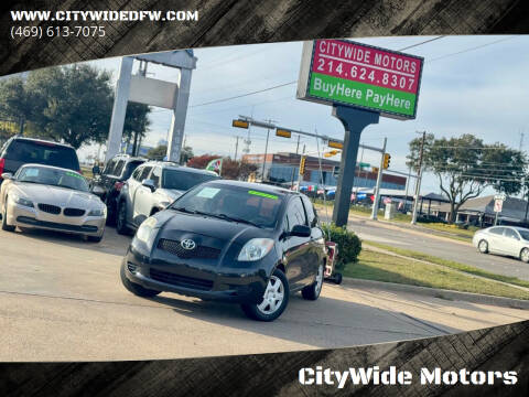 2007 Toyota Yaris for sale at CityWide Motors in Garland TX