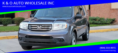 2015 Honda Pilot for sale at K & O AUTO WHOLESALE INC in Jacksonville FL