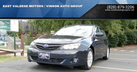 2011 Subaru Impreza for sale at EAST VALDESE MOTORS / VINSON AUTO GROUP in Valdese NC