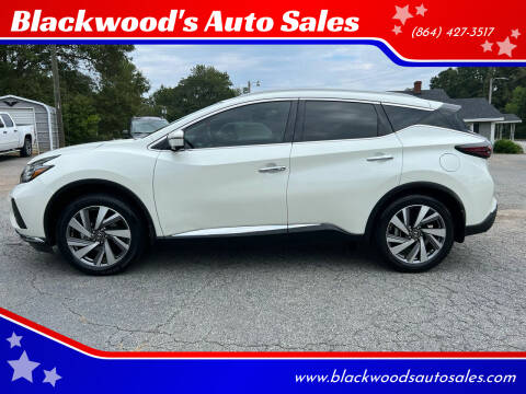 2021 Nissan Murano for sale at Blackwood's Auto Sales in Union SC