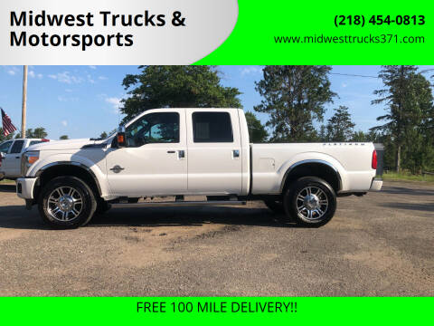 2015 Ford F-350 Super Duty for sale at Midwest Trucks & Motorsports in Merrifield MN