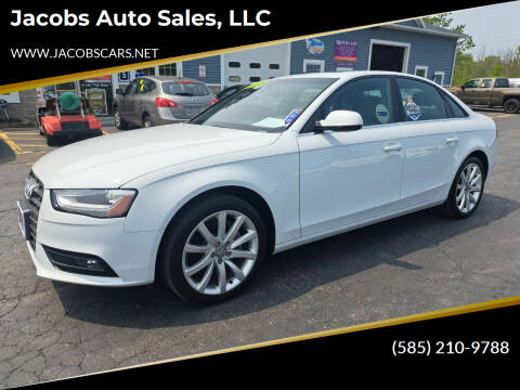 2013 Audi A4 for sale at Jacobs Auto Sales, LLC in Spencerport NY
