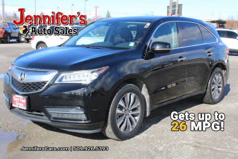 2016 Acura MDX for sale at Jennifer's Auto Sales in Spokane Valley WA