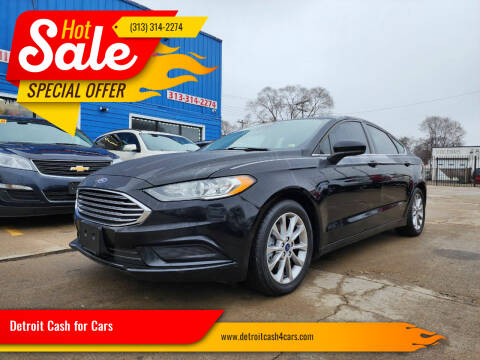 2017 Ford Fusion for sale at Detroit Cash for Cars in Warren MI