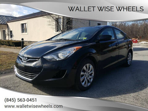 2013 Hyundai Elantra for sale at Wallet Wise Wheels in Montgomery NY