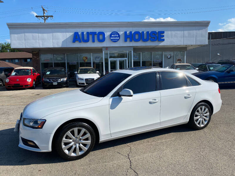 2013 Audi A4 for sale at Auto House Motors in Downers Grove IL