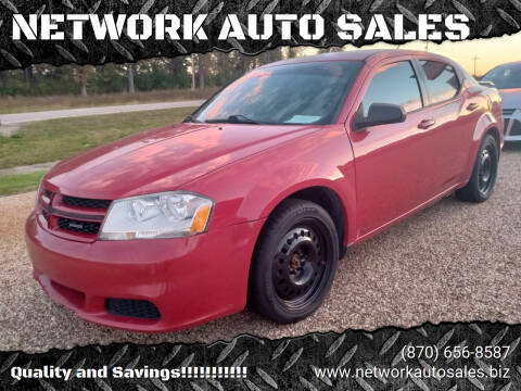 2014 Dodge Avenger for sale at NETWORK AUTO SALES in Mountain Home AR