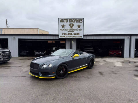 2014 Bentley Continental for sale at AutoTrophies in Houston TX