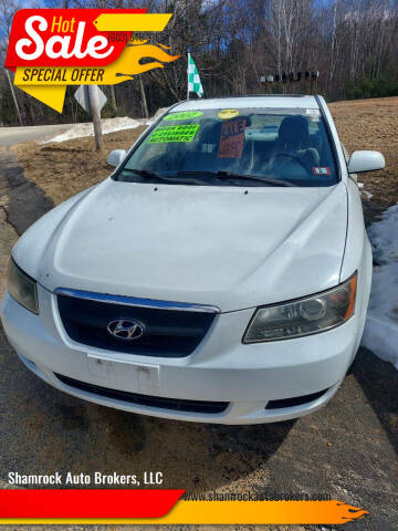 2007 Hyundai Sonata for sale at Shamrock Auto Brokers, LLC in Belmont NH