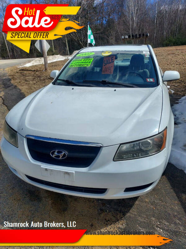 2007 Hyundai Sonata for sale at Shamrock Auto Brokers, LLC in Belmont NH