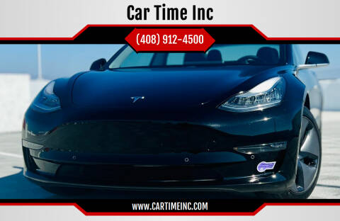 2019 Tesla Model 3 for sale at Car Time Inc in San Jose CA